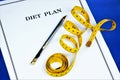 Diet planÃ¢â¬âa healthy lifestyle. Diet the set of rules of eating, includes or excludes specific products, the main goal Ã¢â¬â weight Royalty Free Stock Photo